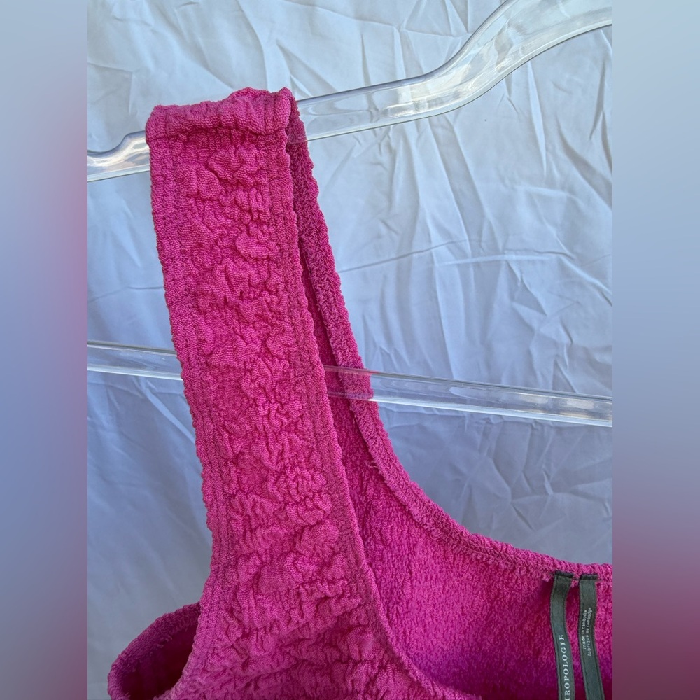 Anthropologie The Hannah Seamless Textured Tank in pink size L - Picture 4 of 9